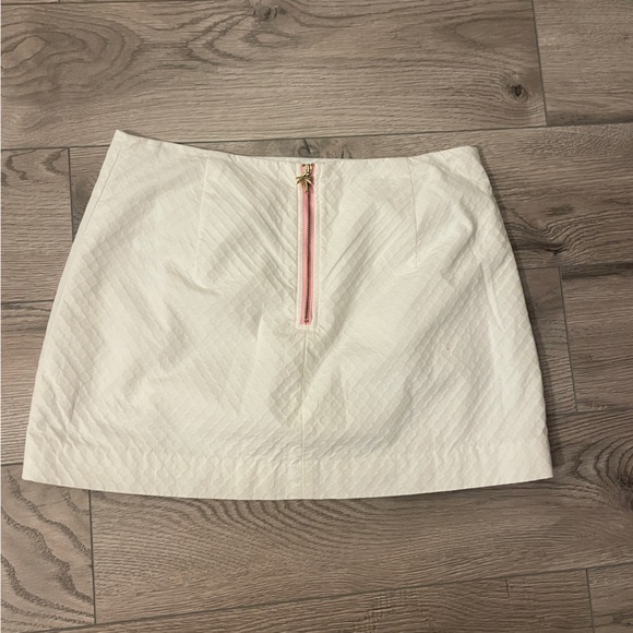 Lilly Pulitzer Tate Skirt - Resort White / Seeing Pink Elephants - Picture 3 of 3